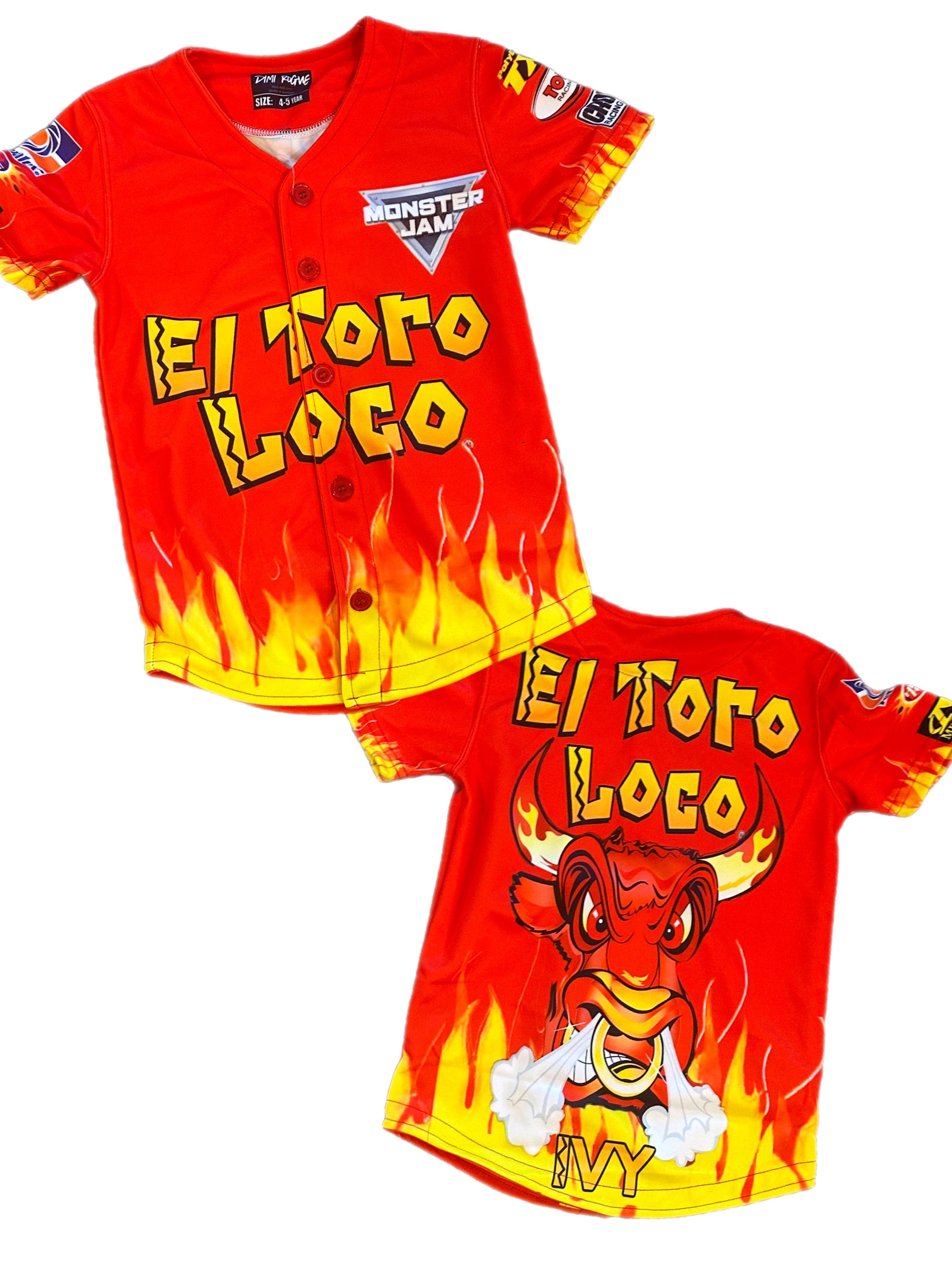 Kids Monster jam El Toro jersey