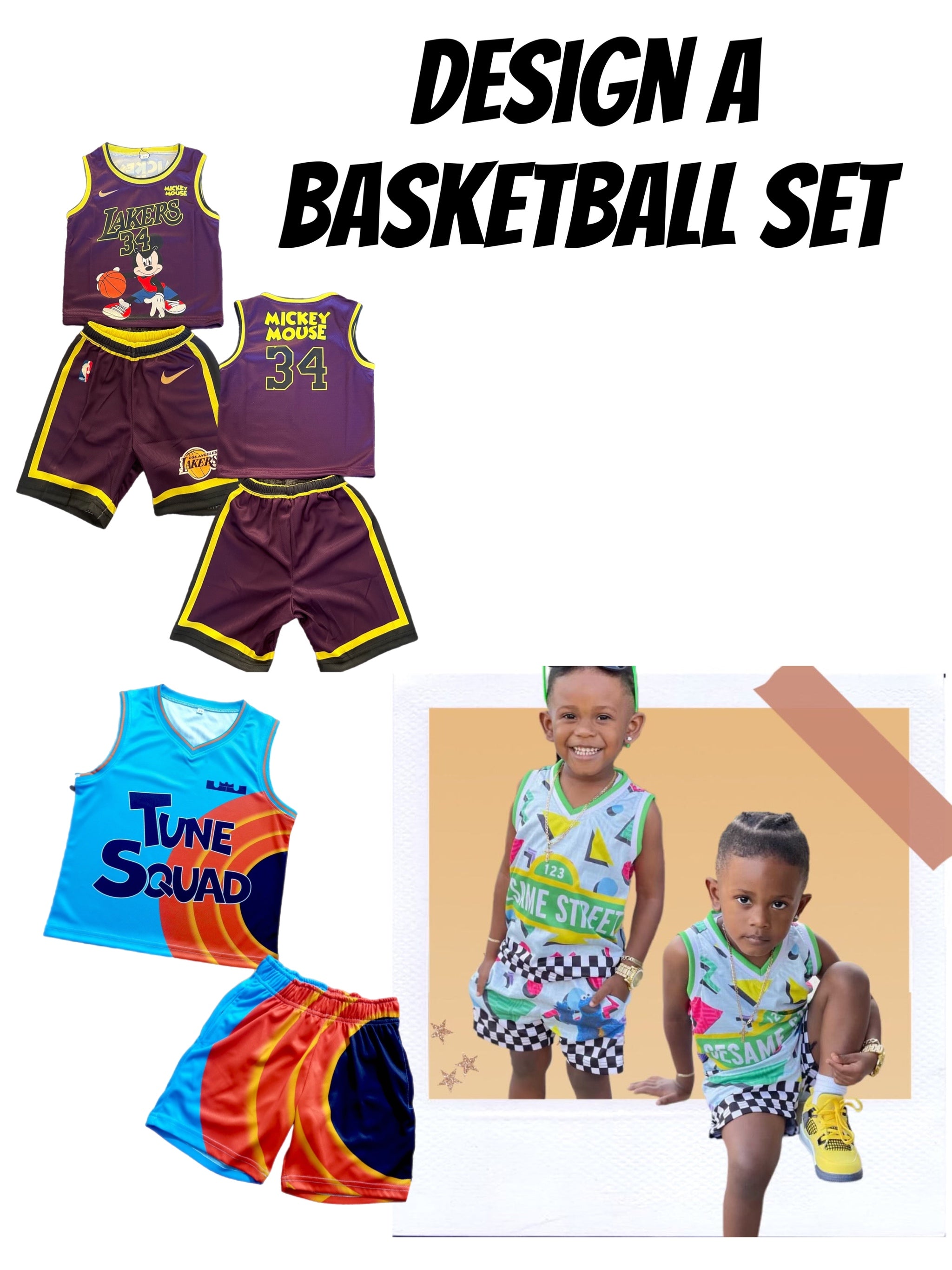 Design a Basketball jersey set