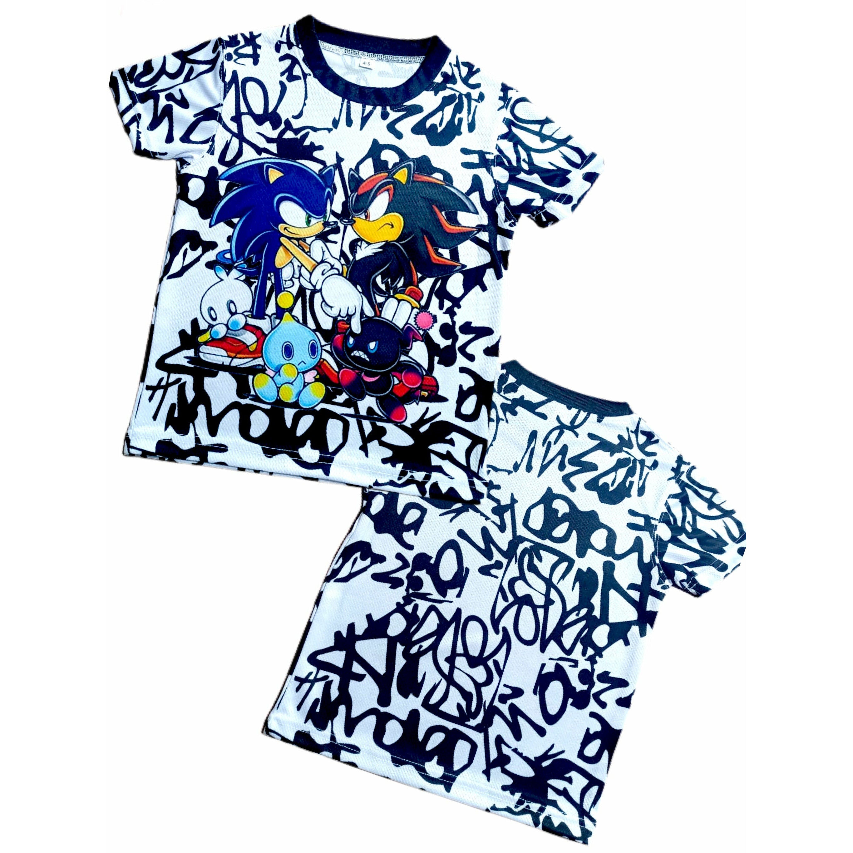 Kids Sonic Scribble T-shirt