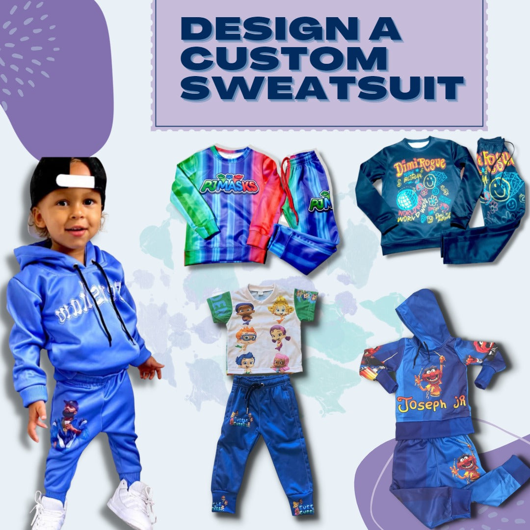 Design a 3 piece sweatsuit