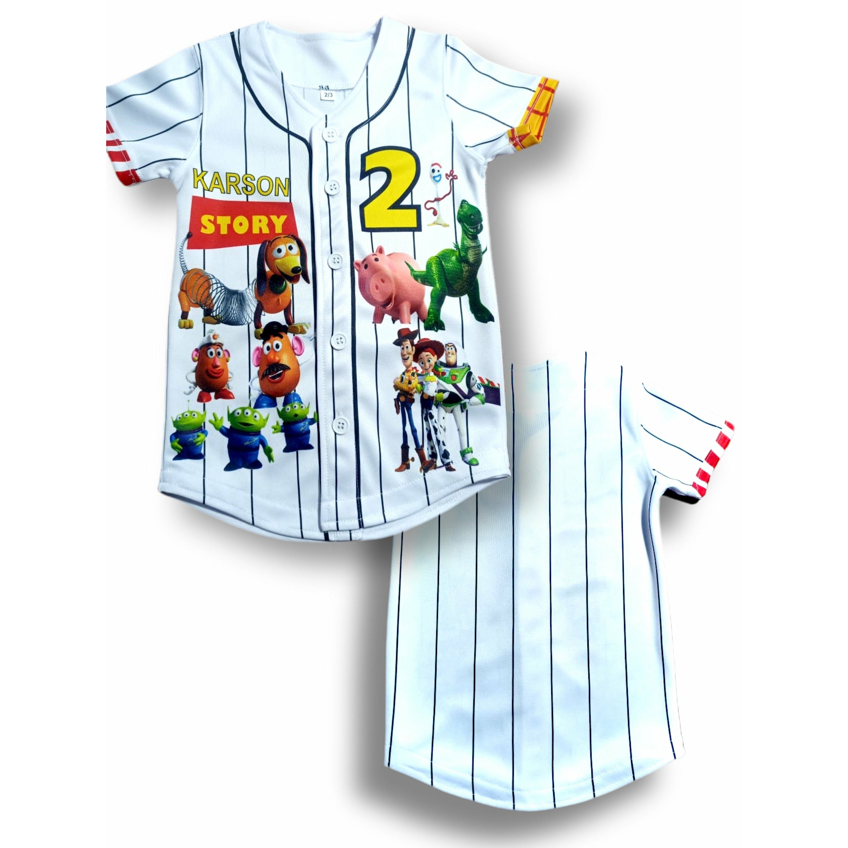 Kids Toy story Baseball jersey