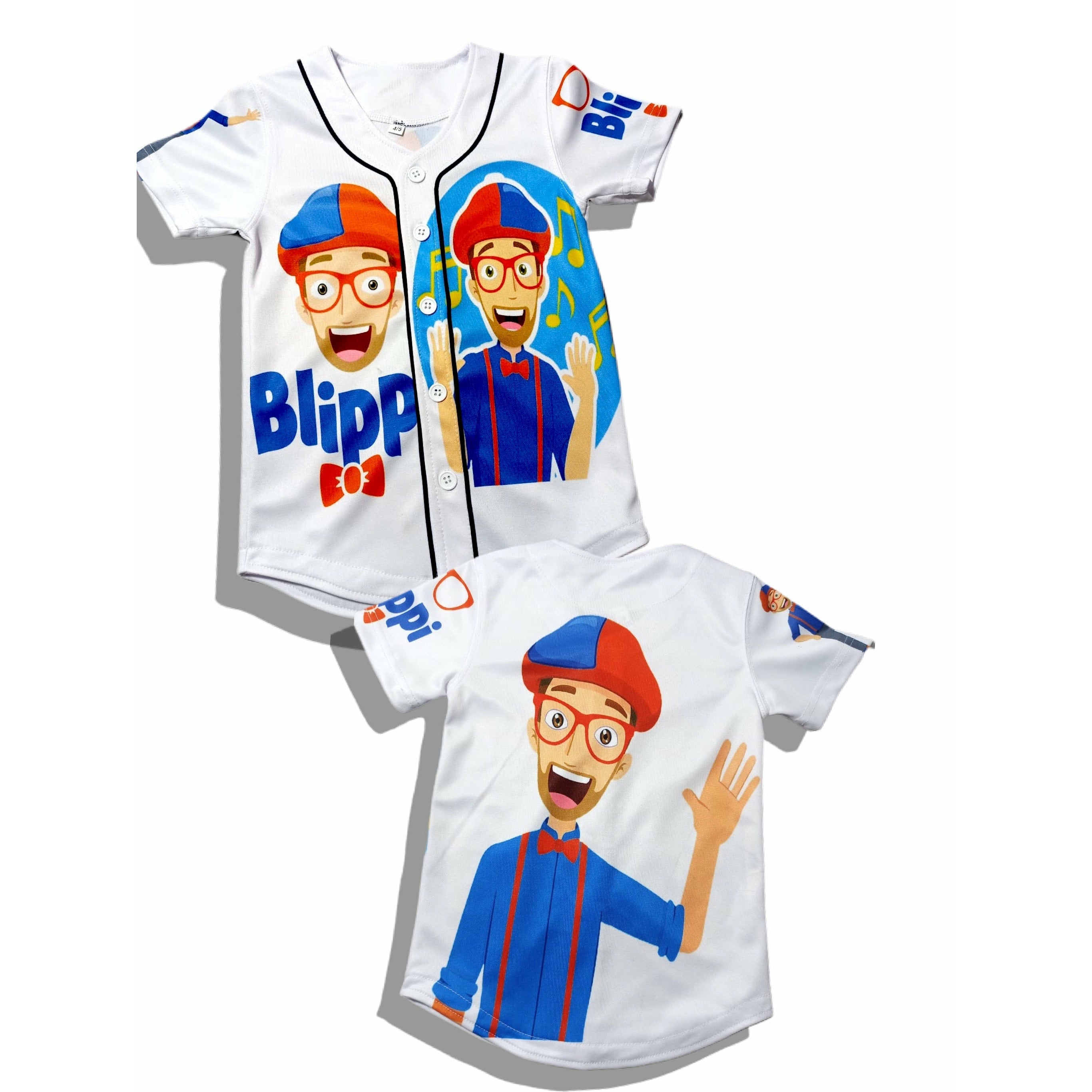 Kids Blippi Baseball Jersey